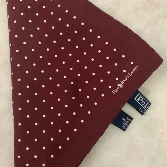 Polo Ralph Lauren 100% Silk Pocket Square - Picture 2 of 4